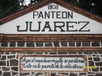 Panteon de Juarez, Chapultepec